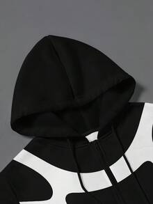 Manfinity Homme Bộ áo nỉ có mũ trùm đầu, túi khóa kéo và quần cạp chun cho nam - Nhiều màu - Xem 6