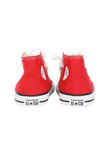 Converse Pantofi sport din pânză Chuck Taylor All Star High pentru copii, roșii / albi, 7J232C