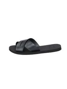 Havaianas Dép sandal nữ màu xanh ngọc ánh kim, đen 4148866.009 - màu đen - Xem 2