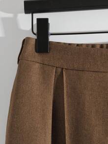 Modelyn Women's Solid Color Casual Long Sweatpants - Brown - View 4