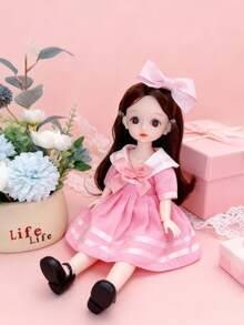 A 12 Inch 30CM BJD Doll Full Set With Clothes 30 Removable Joints Body DIY Girl Toys For Kids Birthday Gift,Home Decoration,Boys Toys,Cute Doll,Fashion Dolls
