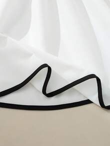 Souflis Souflis Váy đầm ren trắng thanh lịch kiểu Pháp cổ điển mới cho bé gái, thích hợp mặc đi học, đi chơi, dự tiệc và nhiều dịp khác nhau, váy cho bé gái - trắng - Xem 5