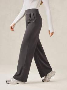 OutZeal Women Sports Pants Daily Casual Lounge Moisture Wicking Buttery Soft High Waist Straight Legs With Pockets