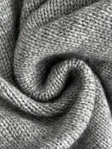 Franclia 女士时尚撞色针织两件套，简约通勤斗篷二合一圆领插肩长袖撞色修身开衫和休闲弹力腰宽松针织裤，海军蓝