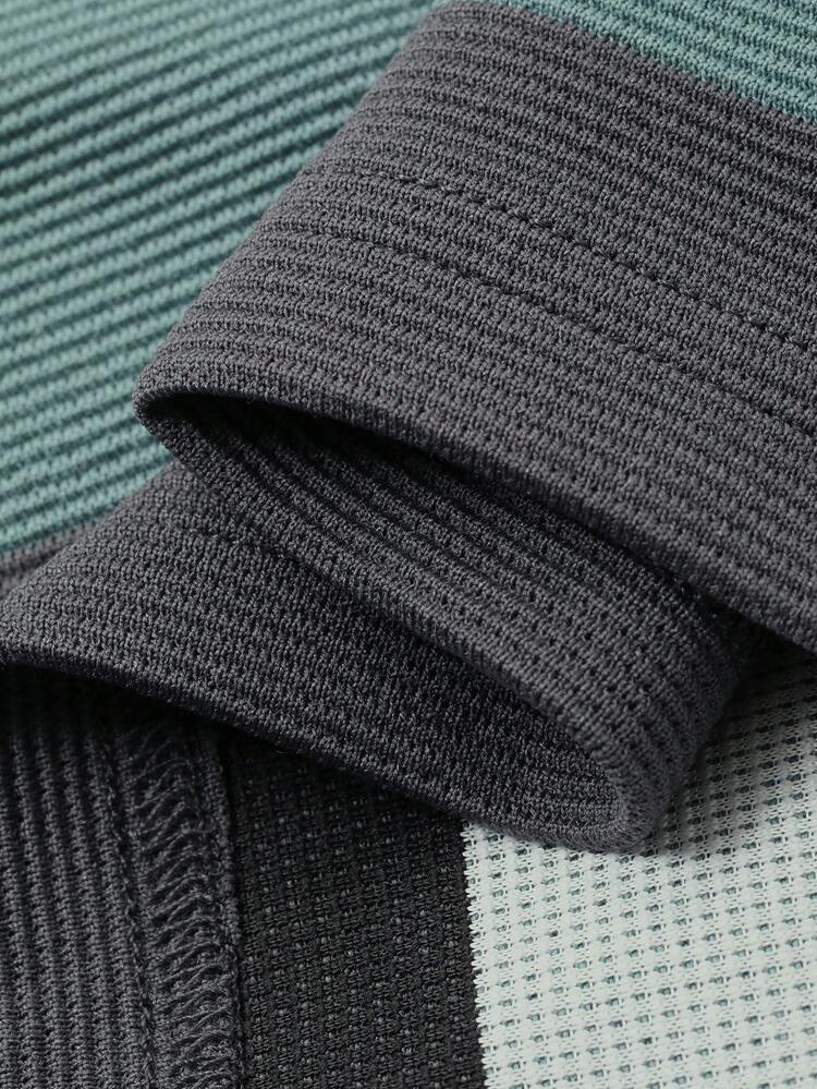 Tween Girls Crew Neck Striped Knit T-Shirt Long Sleeve Tops Girl