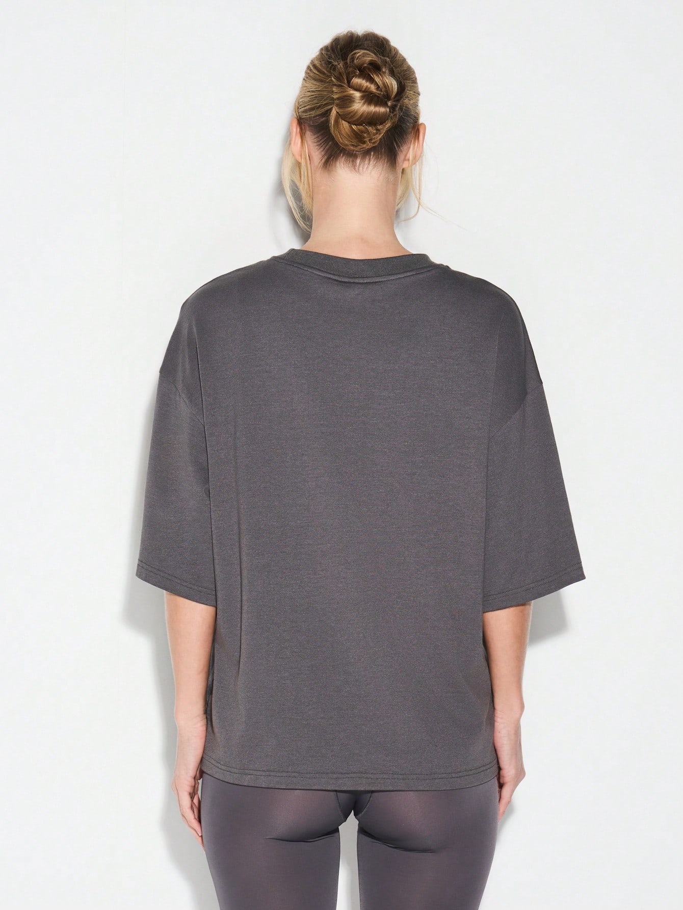 KIZN Oversized Crew Neck Short Sleeve T-Shirt