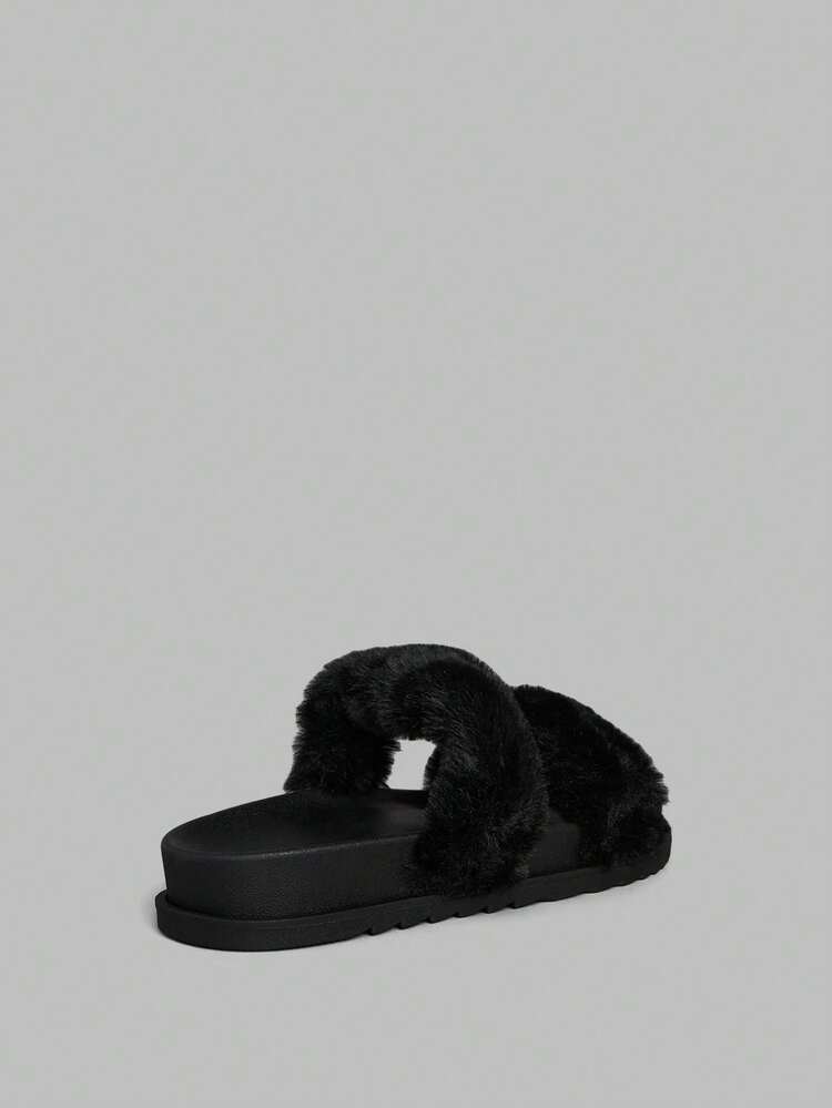 Women's Comfortable New Slippers, Fashionable And Versatile Flat Sandals, Autumn/Winter For Christmas