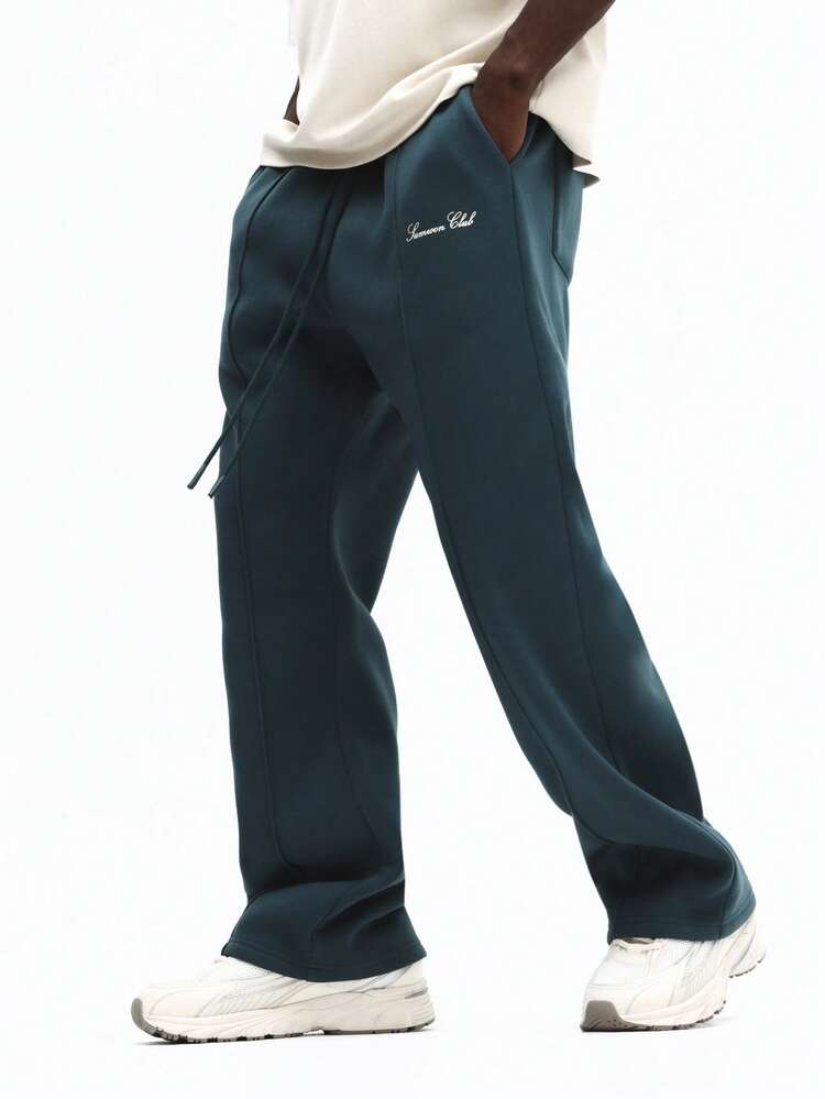 스크립트 브랜딩이 있는 플레어 스웨트팬츠