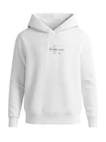 Calvin Klein Women's Hoodie White - BRIGHT WHITE - Visa 1