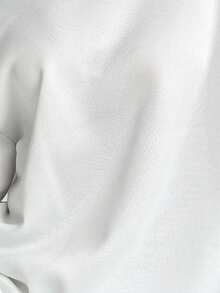 SHEIN EZwear 女士宽松斜肩保暖内衬卫衣，白色，秋冬 - 白色 - 查看 7