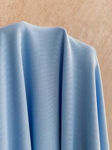 Soleia 可调节肩带性感深V褶皱露背波西米亚热带风情优雅迷你连衣裙，适合返校、度假、海滩、婚礼宾客、毕业典礼、早午餐、圣帕特里克节、春假、复活节、音乐节等场合。 - 淺藍色 - 查看 4