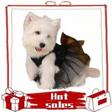 PETSIN Christmas Sequin Mesh Pet Dress, Black - Black - View 9