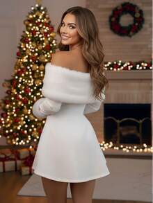 Women Midi Dresses - blanco - View 2