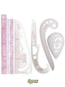 French Curve Metric Ruler Set Sewing Measure Dressmaking TailorDrawing Template Craft Tool French Metric Ruler Curve Ruler SewingRuler Dressmaking Tailor Tool Sewing Tools Tailor Ruler Multifunction Mother Day Gift,Mother's Day Gifts Women - Multicolor - View 8