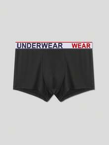 EasyFave 5pcs/Pack Men's Letter Waistband Casual Boxer Briefs - Multicolor - View 4