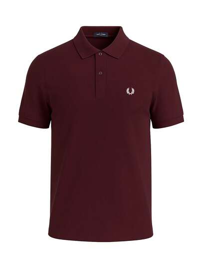 Fred Perry Men's Polo T-Shirt Oxblood