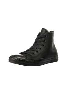 Chuck Taylor All Star Leather Women's Shoes Black 135251C - Black Mono - View 5