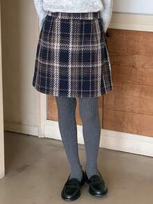 DAZY 少女格子呢裙