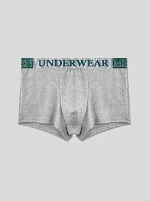 EasyFave 5pcs/Pack Men's Letter Waistband Casual Boxer Briefs - Multicolor - View 6