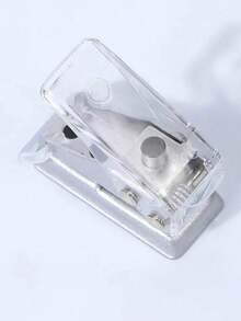 6毫米迷你打孔钳 金属孔打孔器 带碎屑收集器 适用于传单、纸张、塑料卡片、剪贴簿等手工工具，返校季必备，学习用品 - 單一尺寸 - 查看 10