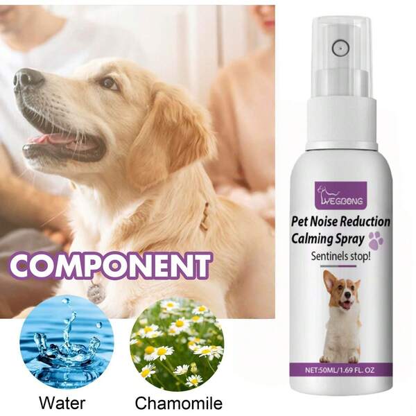 1pc/3pcs Pet Calming Spray For Dogs And Cats, Gentle Formula To Prevent Scratching And Inappropriate Urination.