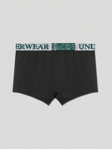 EasyFave 5pcs/Pack Men's Letter Waistband Casual Boxer Briefs - Multicolor - View 2