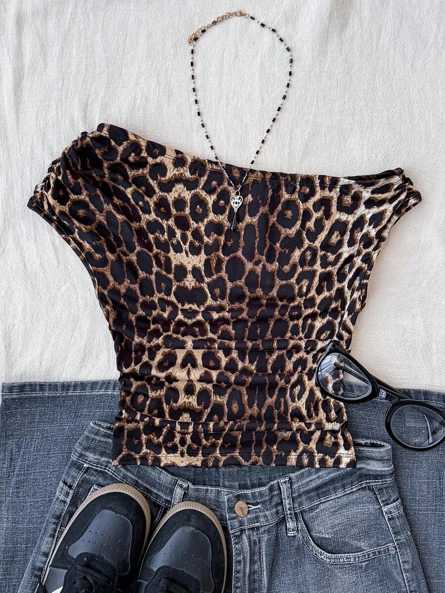 SHEIN Tonårsflickors minimalistiska, avslappnade, affärs-, pendlings-, skol-, sport-, broderad klänning med krage - Marinblå - Visa 1