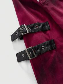 ROMWE MEN Grunge Punk Men's Vintage Distressed Denim Jacket, Autumn