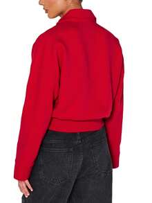 Tommy Hilfiger Relaxed Women's Full Zip Cardigan Red - Red hot - 查看 2