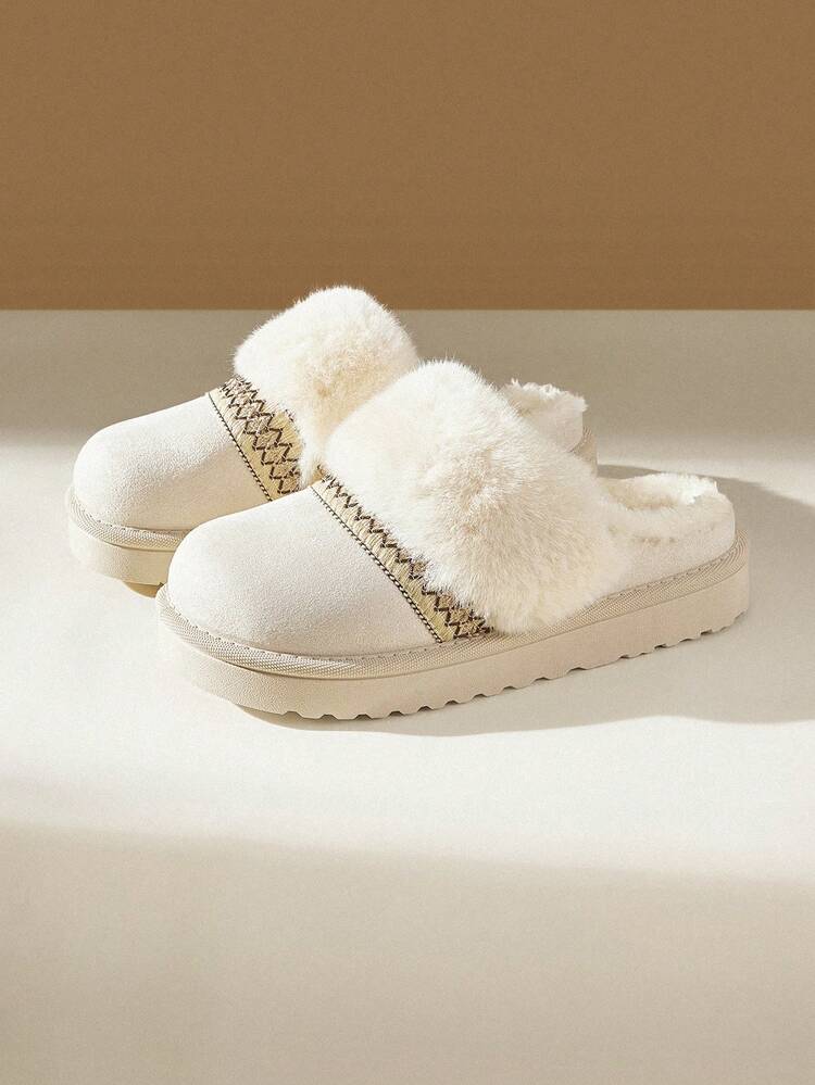 CUCCOO EASI Women's Fashionable Versatile Casual Thick Sole Snow Boots, Winter For Christmas