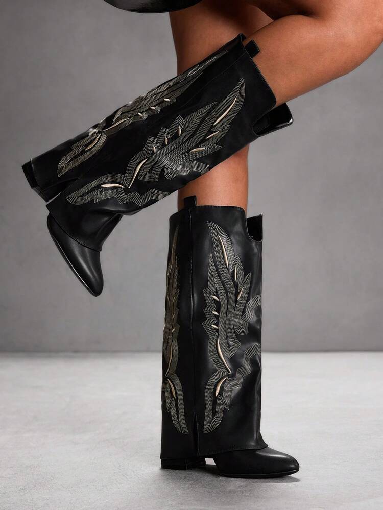 CUCCOO SZL Women's Casual Knee-High Boots, Autumn/Winter For Christmas