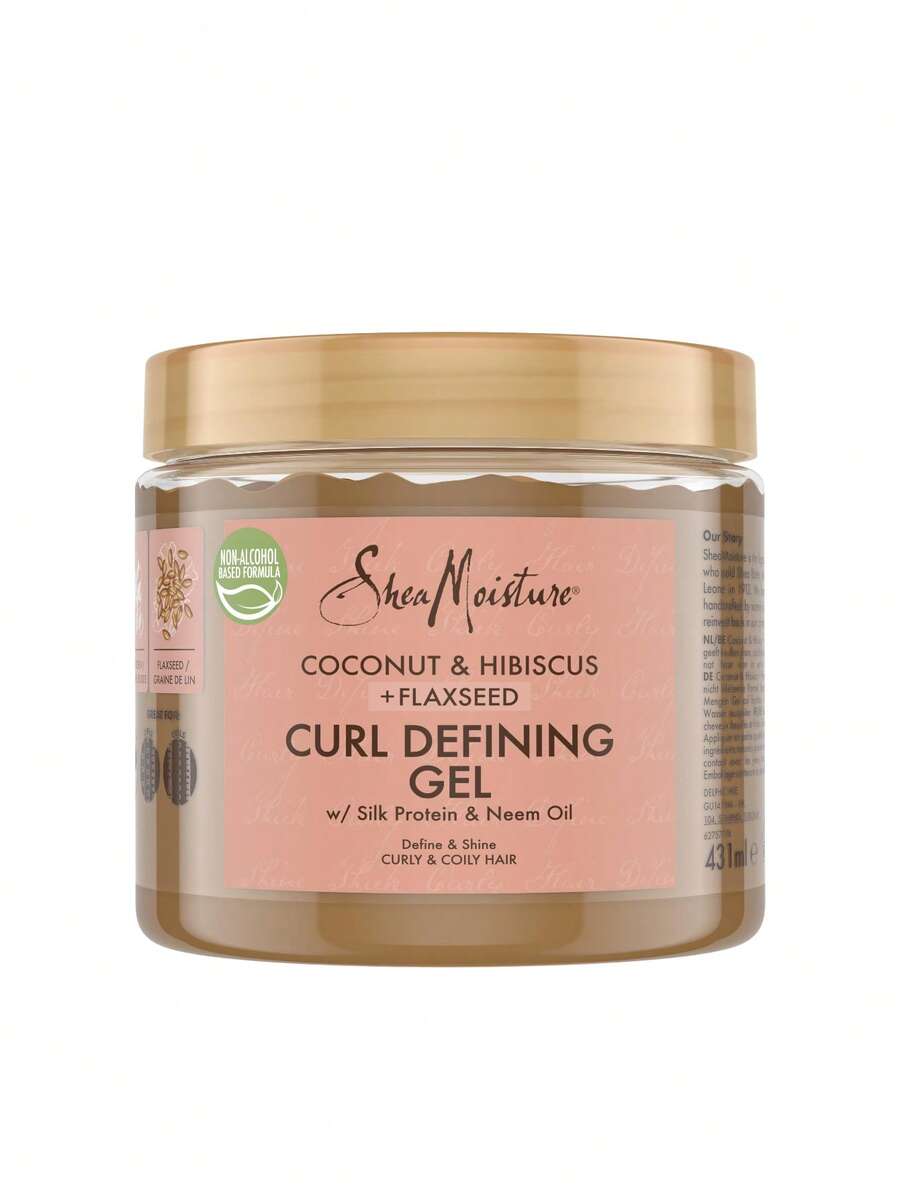 Shea Moisture Coconut And Hibiscus Defining Styling Gel, 431 Ml - White - View 1