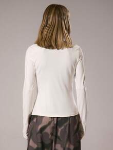 Musera Sport Sport Graphic Print Fitted Long Sleeve Top Padel Autumn Fall Winter Activewear Sport Gym Workout Explorer