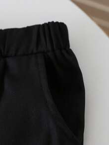 Souflis Souflis 男童罗纹针织长袖衬衫+罗纹休闲裤套装（2件套），春秋季