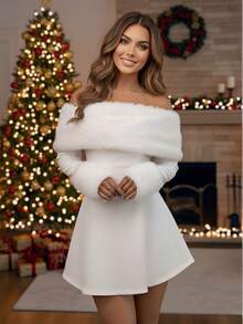 Women Midi Dresses - blanco - View 3
