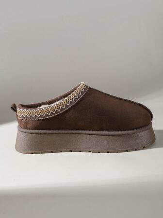 Solecia Dammode Mångsidiga snöstövlar med tjocka sulor