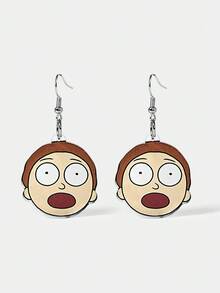 Rick and Morty X SHEIN Women Dangle Earrings - Multicolor - View 4