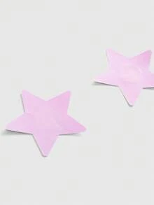 ROMWE 2 Pairs Fashionable, Sweet, Cute Star-Shaped Nipple Covers