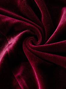 SHEIN MOD فستان من الأحمر البرغندي المخمل مزين باللؤلؤ، فستان عيد، فستان، فستان لليلة رأس السنة، فستان حفلة رأس السنة للنساء، ملابس عيد، فستان رسمي، فستان رأس السنة، فستان أحمر لرأس السنة - عنابي اللون - مشاهدة 4