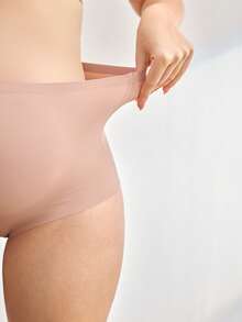 Moonlight&Mama 3条装孕妇无缝高腰舒适内裤，纯色 - 彩色 - 查看 4