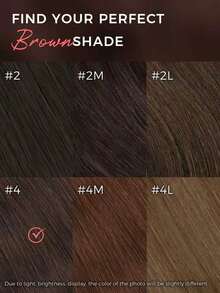 9AM Hair 巧克力棕色波浪无胶假发 真人发丝 预拔 预剪 无胶前蕾丝假发 可直接佩戴 6x5 波浪卷发 180% 密度 #4 闭合假发 漂白结 女士 - S4 - 查看 17