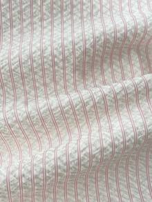 Elamini 女士低腰直筒休闲度假裤，学院风，春夏款 - 粉色 - 查看 5