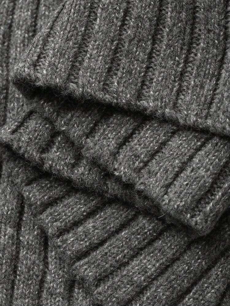 Tween Girl Solid Color Casual Long Knit Midi Skirt, Autumn/Winter