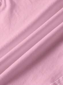 SHEIN | PAW Patrol Young Girl Cute Puppy Print Round Neck Short Sleeve T-Shirt, Summer - White - View 5