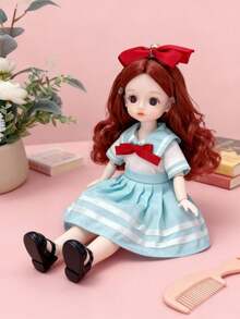 A 12 Inch 30CM BJD Doll Full Set With Clothes 30 Removable Joints Body DIY Girl Toys For Kids Birthday Gift,Home Decoration,Boys Toys,Cute Doll,Fashion Dolls