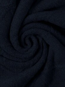 SHEIN LUNE Áo len cổ thuyền rộng màu trơn đơn giản, dễ mặc hàng ngày dành cho nữ, Thu/Đông - Màu xanh hải quân - Xem 8