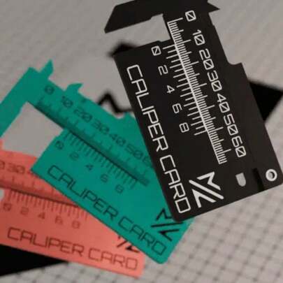 Joivida 1件装塑料首饰测量工具，适用于耳塞、耳洞和身体饰品 - 外径长度规，带可调节螺丝 - 非常适合制作穿孔首饰，首饰制作工具；可调节量角器；耐用量角器