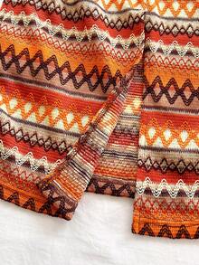 Soleia Women's Bohemian Style Twist Contrast Striped Sleeveless Split Midi Dress, Summer Fashion