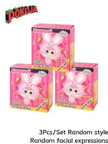 Caja sorpresa (sin relleno de peluche), caja de regalo con estilo de bolsa de conejo. Compacta y fácil de transportar, puede contener teléfonos móviles y artículos pequeños. Se puede regalar a amigos en cumpleaños y Navidad. Práctica y atractiva.