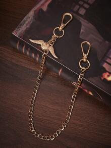 HARRY POTTER X SHEIN 1 قطعة سلسلة خصر نسائية عصرية، إكسسوار متعدد الاستخدامات راقي ومميز، مناسب أيضًا كتميمة للحقيبة للحفلات والحفلات الموسيقية والمهرجانات